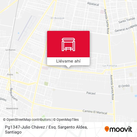 Mapa de Pg1347-Julio Chávez / Esq. Sargento Aldea