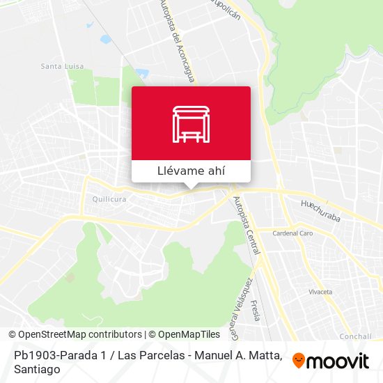 Mapa de Pb1903-Parada 1 / Las Parcelas - Manuel A. Matta