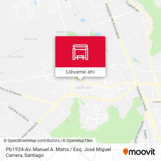 Mapa de Pb1924-Av. Manuel A. Matta / Esq. José Miguel Carrera