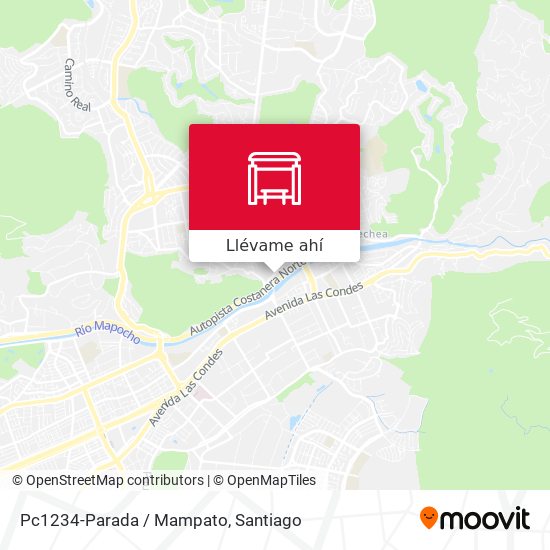 Mapa de Pc1234-Parada / Mampato