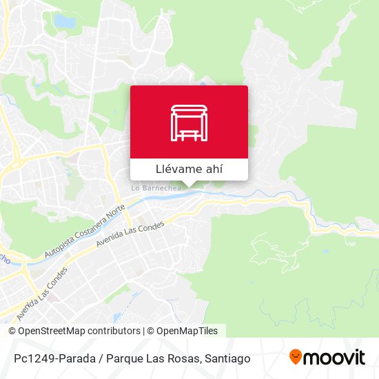Mapa de Pc1249-Parada / Parque Las Rosas