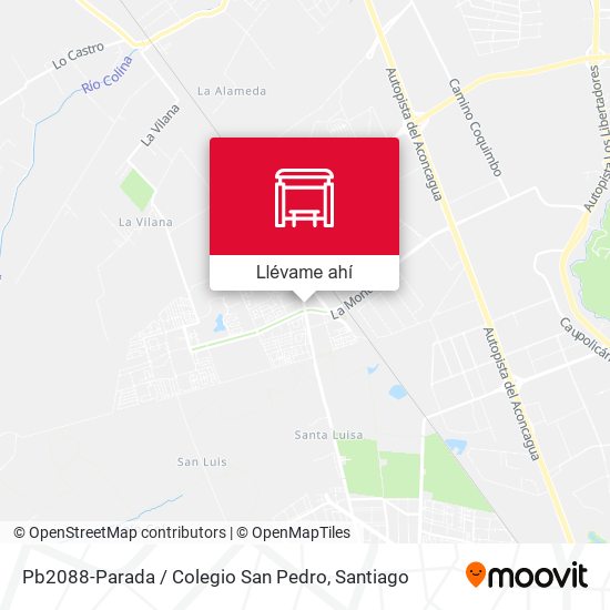 Mapa de Pb2088-Parada  / Colegio San Pedro