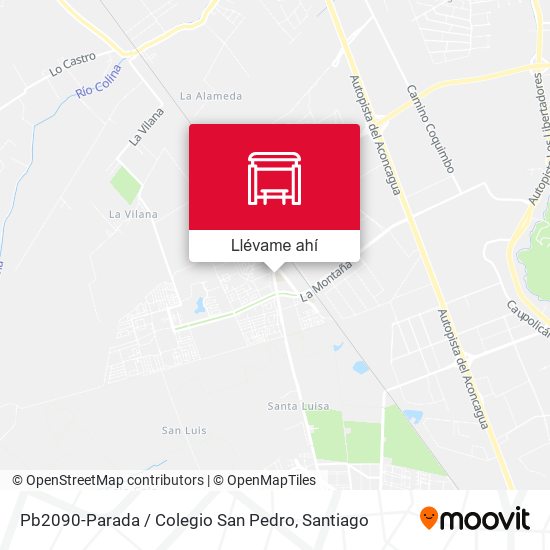 Mapa de Pb2090-Parada  / Colegio San Pedro