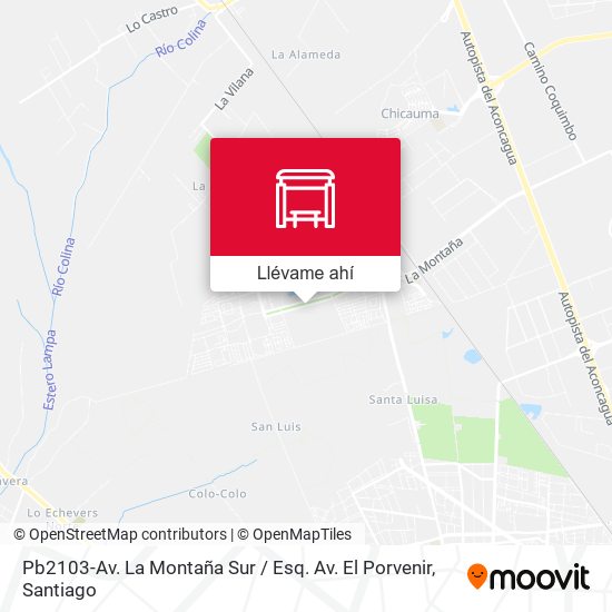 Mapa de Pb2103-Av. La Montaña Sur / Esq. Av. El Porvenir