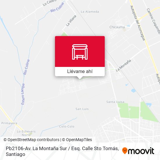 Mapa de Pb2106-Av. La Montaña Sur / Esq. Calle Sto Tomás