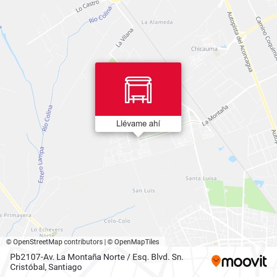 Mapa de Pb2107-Av. La Montaña Norte / Esq. Blvd. Sn. Cristóbal