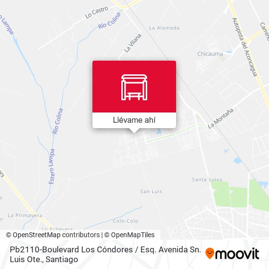 Mapa de Pb2110-Boulevard Los Cóndores / Esq. Avenida Sn. Luis Ote.