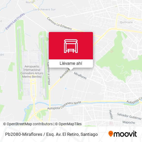 Mapa de Pb2080-Miraflores / Esq. Av. El Retiro