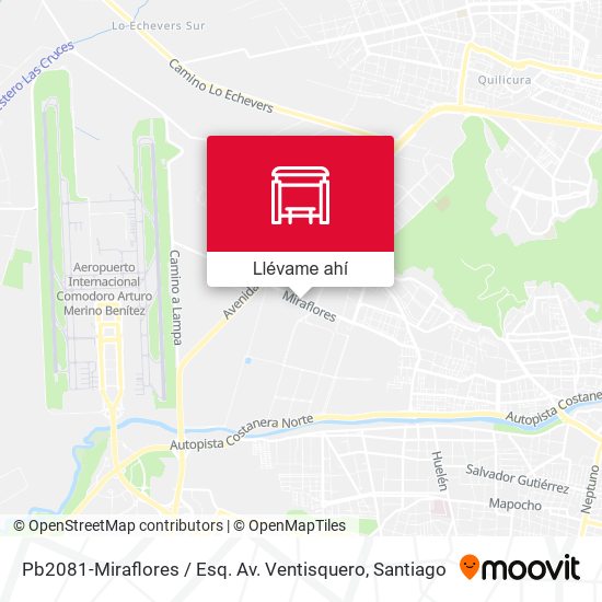 Mapa de Pb2081-Miraflores / Esq. Av. Ventisquero