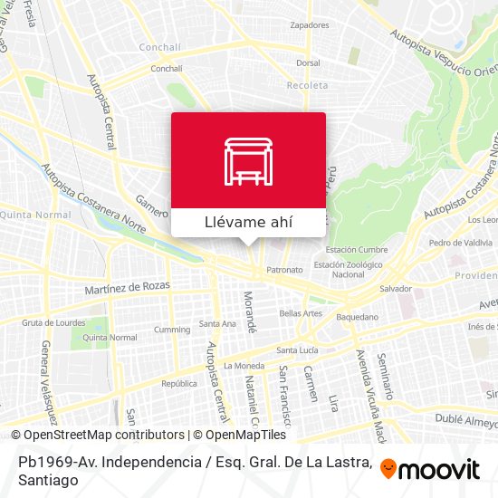 Mapa de Pb1969-Av. Independencia / Esq. Gral. De La Lastra