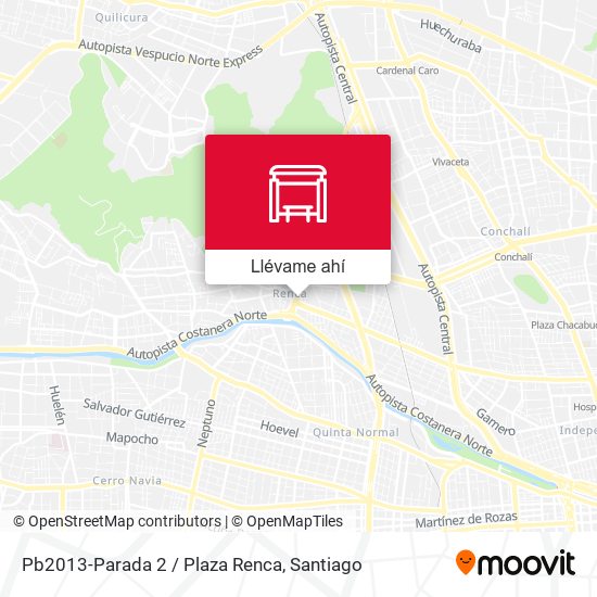 Mapa de Pb2013-Parada 2 / Plaza Renca