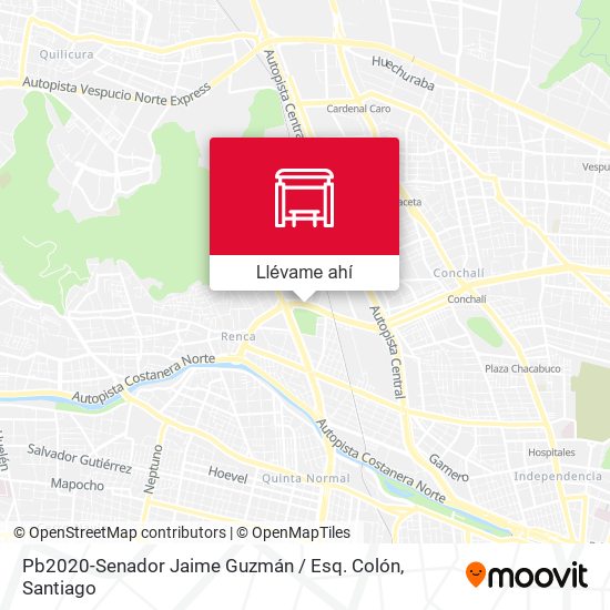 Mapa de Pb2020-Senador Jaime Guzmán / Esq. Colón