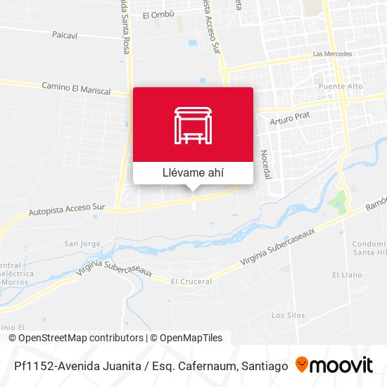 Mapa de Pf1152-Avenida Juanita / Esq. Cafernaum