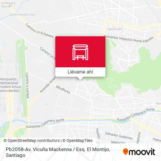 Mapa de Pb2058-Av. Vicuña Mackenna / Esq. El Montijo