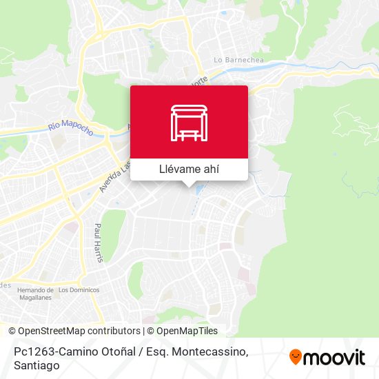 Mapa de Pc1263-Camino Otoñal / Esq. Montecassino