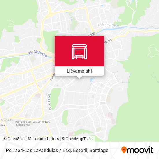 Mapa de Pc1264-Las Lavandulas / Esq. Estoril