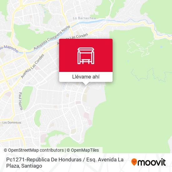 Mapa de Pc1271-República De Honduras / Esq. Avenida La Plaza
