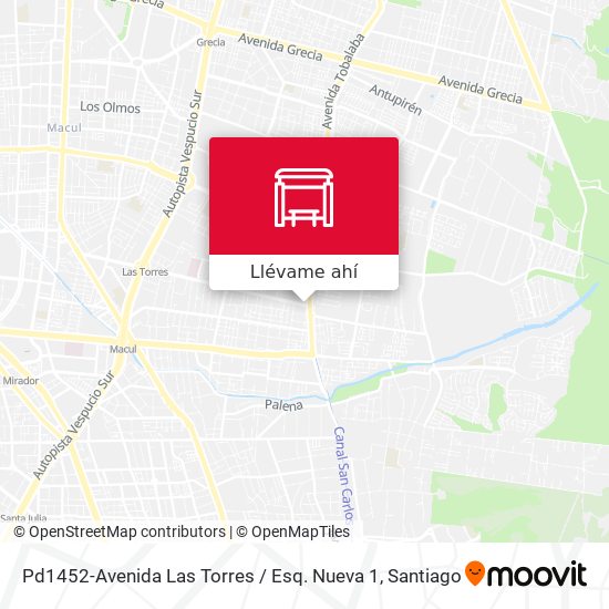 Mapa de Pd1452-Avenida Las Torres / Esq. Nueva 1