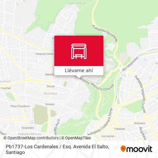 Mapa de Pb1737-Los Cardenales / Esq. Avenida El Salto