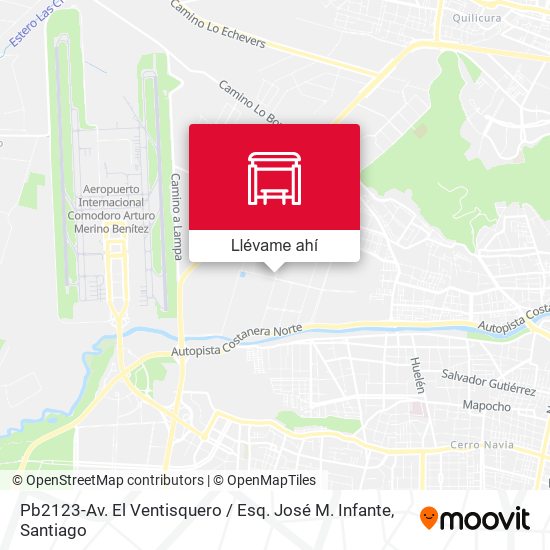 Mapa de Pb2123-Av. El Ventisquero / Esq. José M. Infante