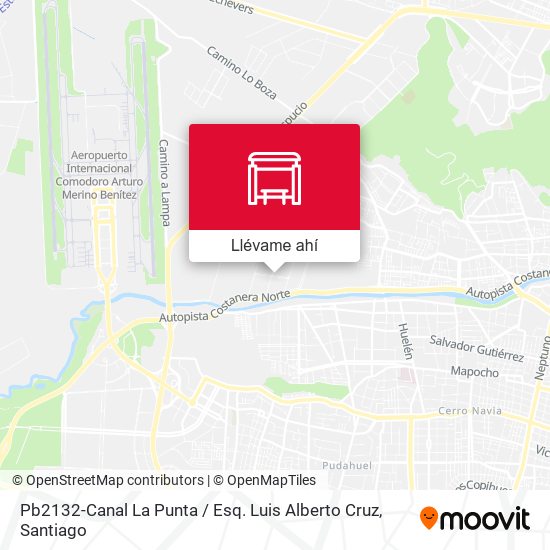 Mapa de Pb2132-Canal La Punta / Esq. Luis Alberto Cruz