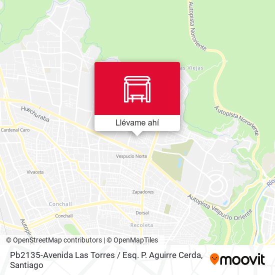 Mapa de Pb2135-Avenida Las Torres / Esq. P. Aguirre Cerda