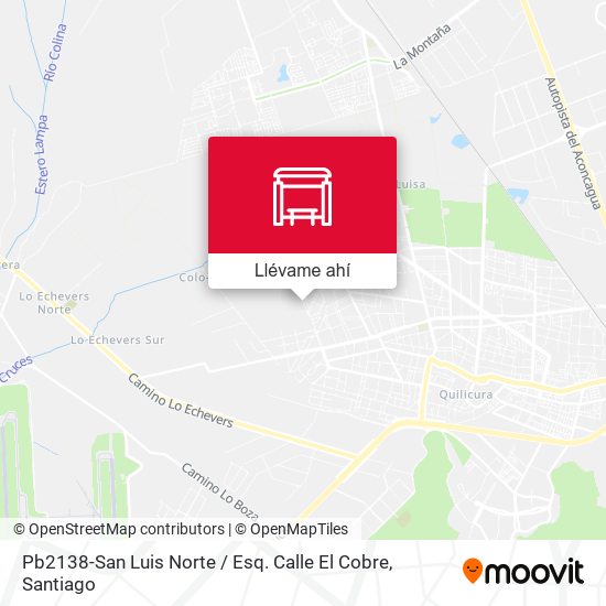 Mapa de Pb2138-San Luis Norte / Esq. Calle El Cobre
