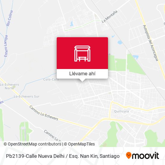 Mapa de Pb2139-Calle Nueva Delhi / Esq. Nan Kin