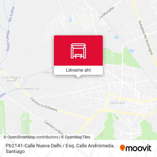 Mapa de Pb2141-Calle Nueva Delhi / Esq. Calle Andrómeda