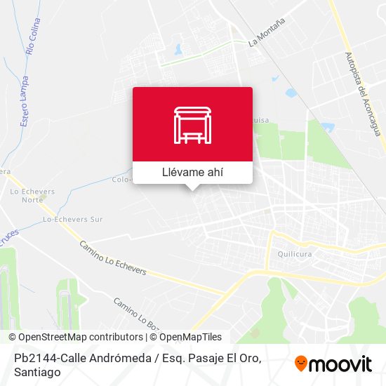 Mapa de Pb2144-Calle Andrómeda / Esq. Pasaje El Oro