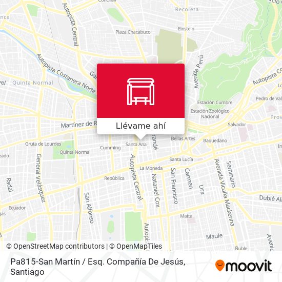 Mapa de Pa815-San Martín / Esq. Compañía De Jesús