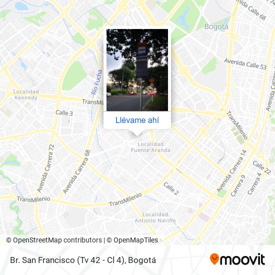 Mapa de Br. San Francisco (Tv 42 - Cl 4)