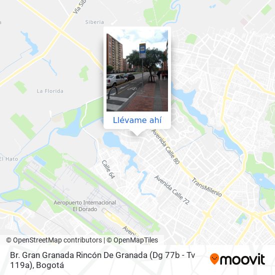 Mapa de Br. Gran Granada Rincón De Granada (Dg 77b - Tv 119a)