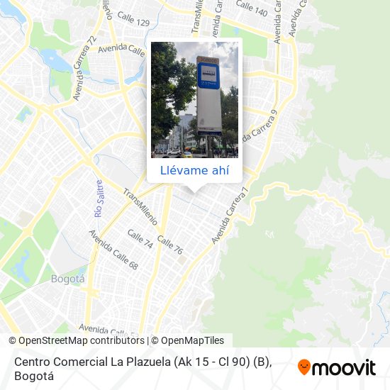 Mapa de Centro Comercial La Plazuela (Ak 15 - Cl 90) (B)