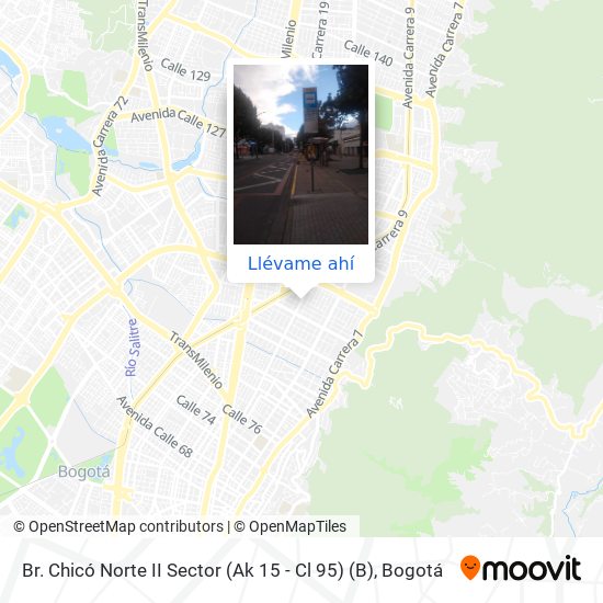 Mapa de Br. Chicó Norte II Sector (Ak 15 - Cl 95) (B)