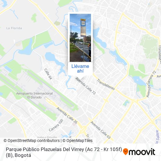 Mapa de Parque Público Plazuelas Del Virrey (Ac 72 - Kr 105f) (B)