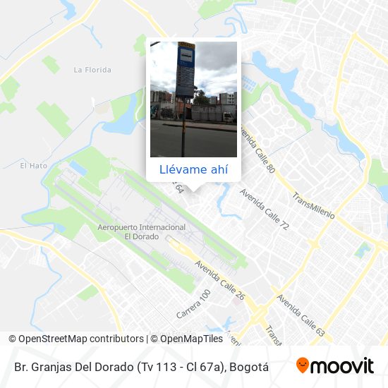 Mapa de Br. Granjas Del Dorado (Tv 113 - Cl 67a)