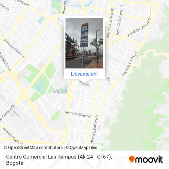 Mapa de Centro Comercial Las Rampas (Ak 24 - Cl 67)