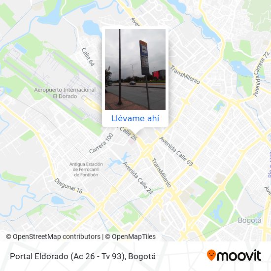 Mapa de Portal Eldorado (Ac 26 - Tv 93)