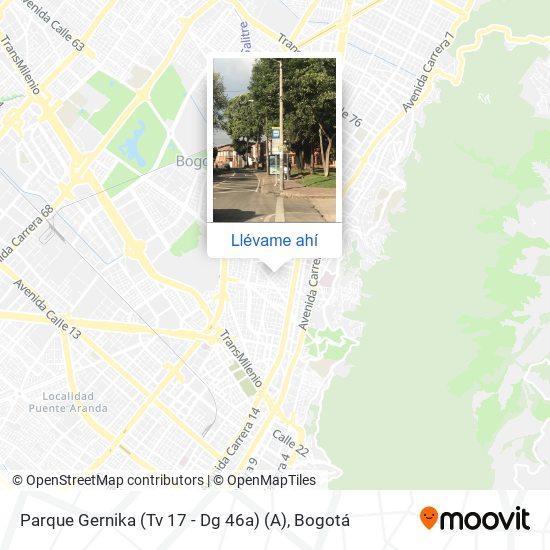 Mapa de Parque Gernika (Tv 17 - Dg 46a) (A)
