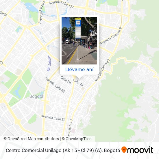 Mapa de Centro Comercial Unilago (Ak 15 - Cl 79) (A)