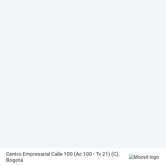 Mapa de Centro Empresarial Calle 100 (Ac 100 - Tv 21) (C)