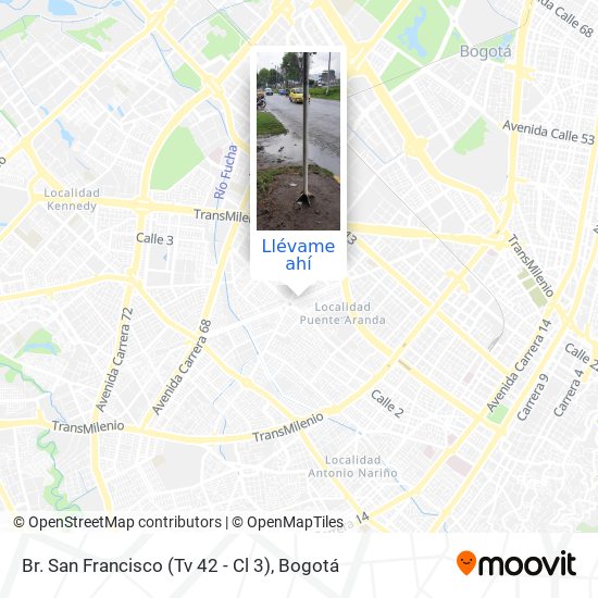 Mapa de Br. San Francisco (Tv 42 - Cl 3)