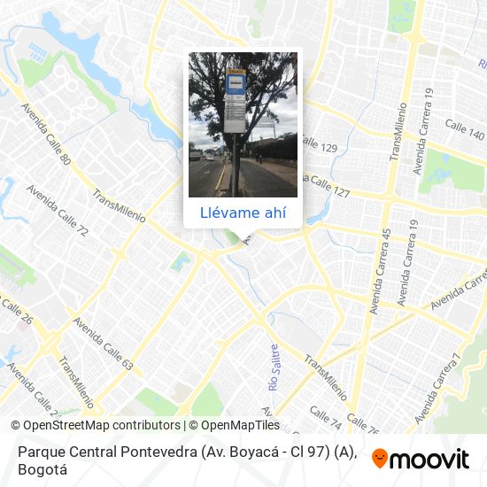 Mapa de Parque Central Pontevedra (Av. Boyacá - Cl 97) (A)