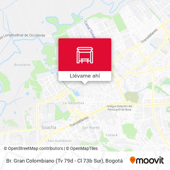 Mapa de Br. Gran Colombiano (Tv 79d - Cl 73b Sur)