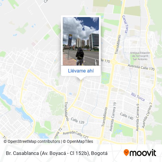 Mapa de Br. Casablanca (Av. Boyacá - Cl 152b)