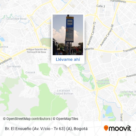 Mapa de Br. El Ensueño (Av. V / cio - Tv 63) (A)