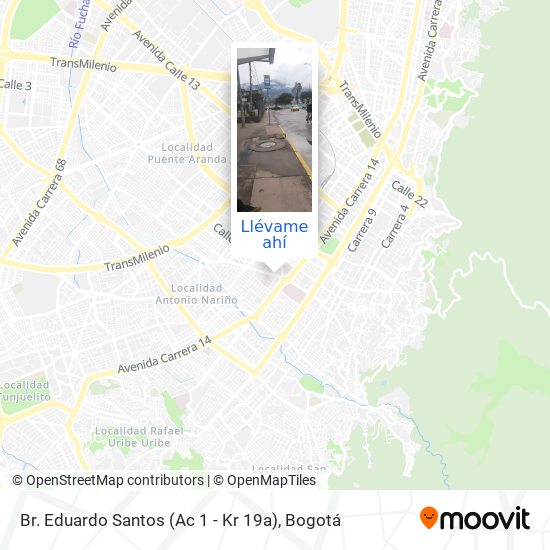 Mapa de Br. Eduardo Santos (Ac 1 - Kr 19a)