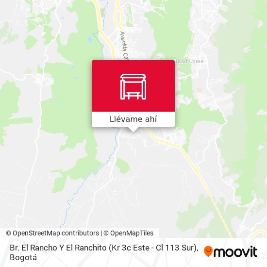 Mapa de Br. El Rancho Y El Ranchito (Kr 3c Este - Cl 113 Sur)