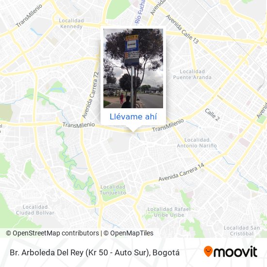 Mapa de Br. Arboleda Del Rey (Kr 50 - Auto Sur)
